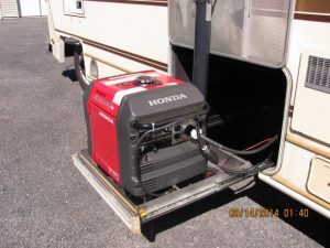 Honda EU3000iS in an RV