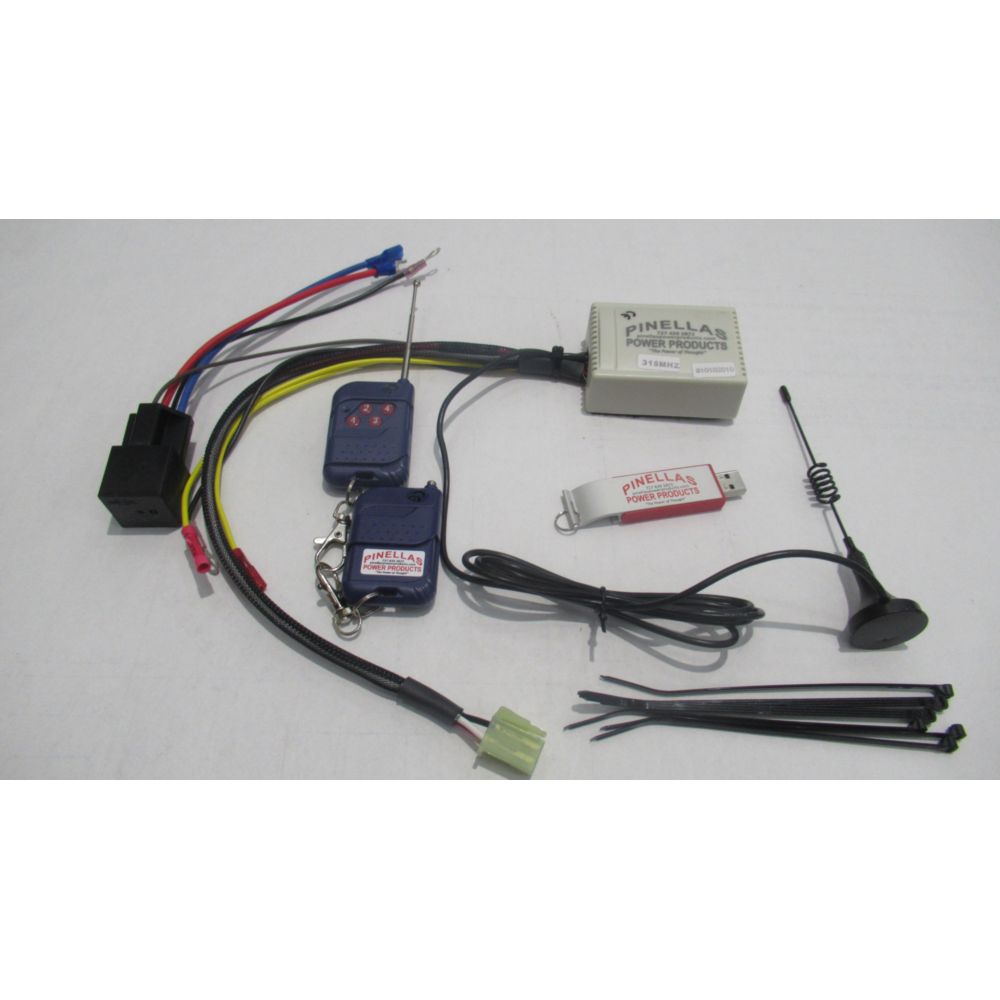 Wireless Remote Control Switches with Key Fobs for Wire Harness