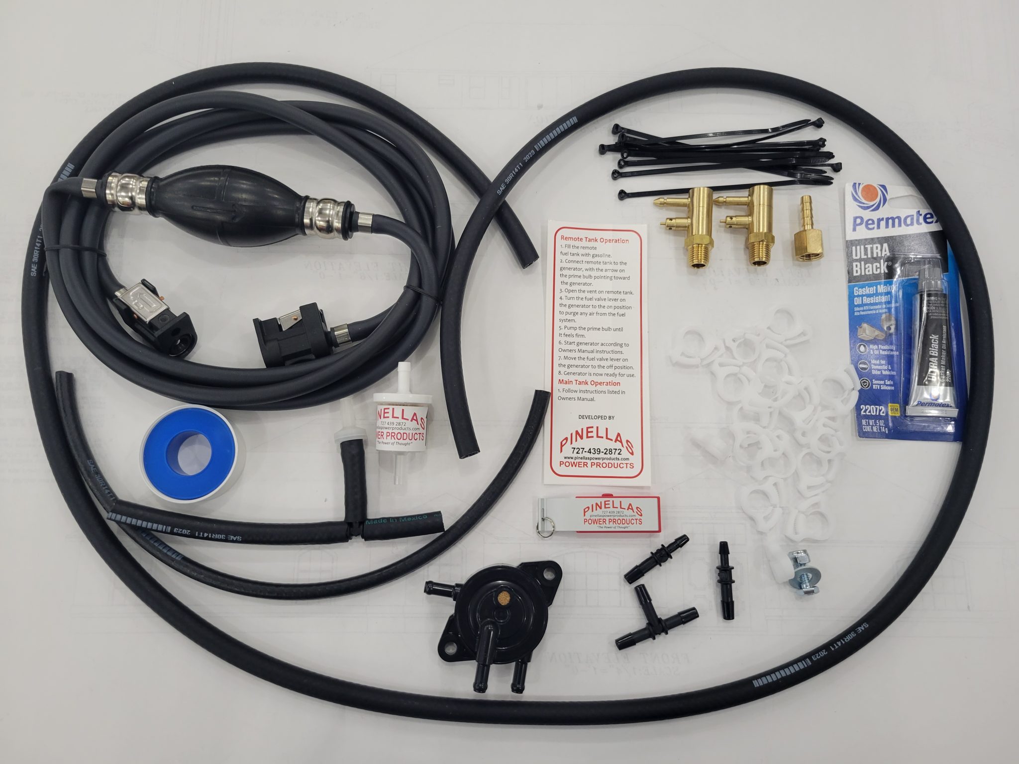 Pulsar PG4000iSR Extended Run Time Fuel Kit with internal fuel pump